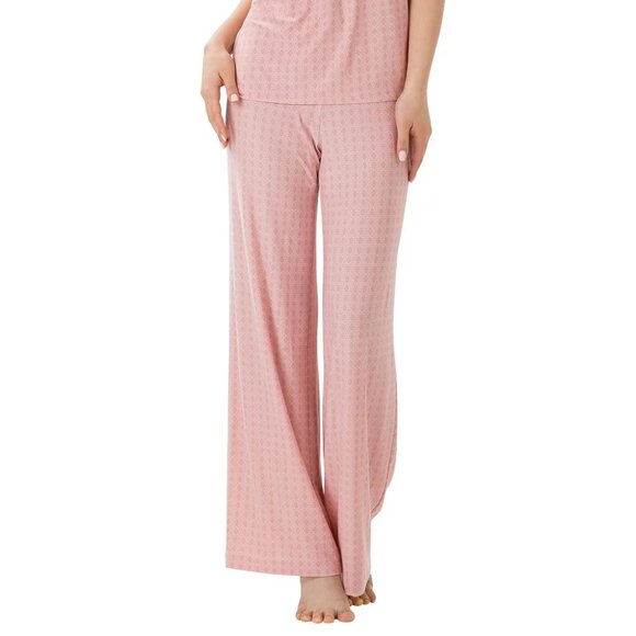 Pajamagram Naturally Nude Pajamas Light Blue Geo Print Size MT Tall - Picture 16 of 16